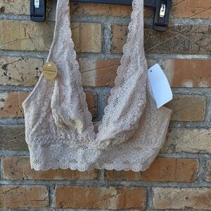 Wacoal Light Brown Lace Sports Bra